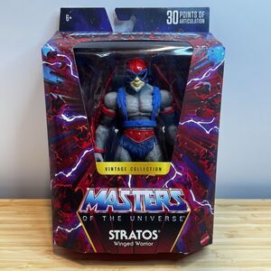 Masters Of The Universe Masterverse Vintage Collection Stratos 7" Figure In Hand